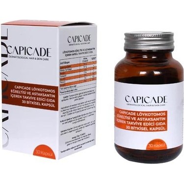 Capicade Löykotomos Eğreltisi ve Astaksantin 30 Kapsül Fiyatı