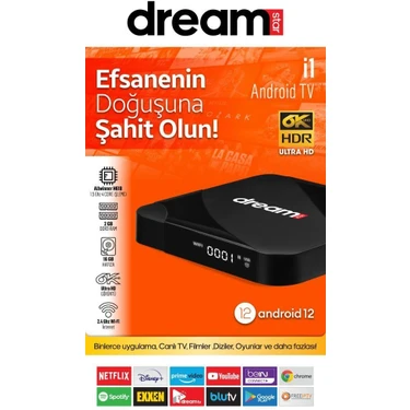 Dreamstar i1 Android Tv Box 2gb Ram 16GB Hafıza Android