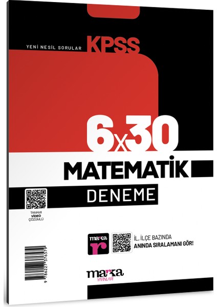 2025 KPSS Matematik 6x30 Deneme Tamamı Video Çözümlü