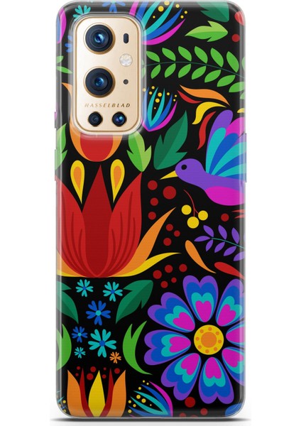 Oneplus 9 Pro Uyumlu Kılıf Hd Baskılı Kılıf - Mor Kuş
