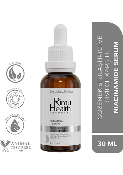 Rimu Health Products Serum 30ML (Niacinamide 6%+Zınc Pca)