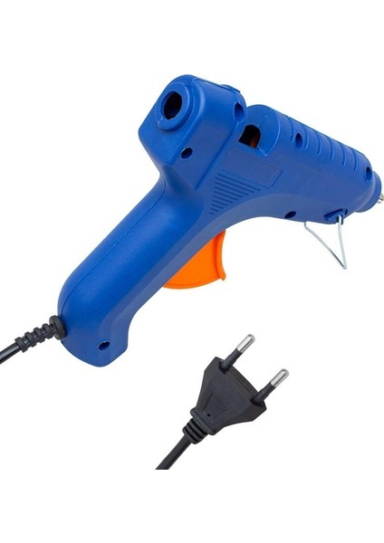 WN-1200 100 Watt Anahtarlı Sıcak Mum Silikon Tabancası Sağ Açık Mavi 1 Adet
