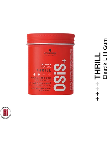 3 Thrill Texture Strong Control Fibre Gum Lifli Doku Veren Saç Şekillendirici Kremi 100 Ml