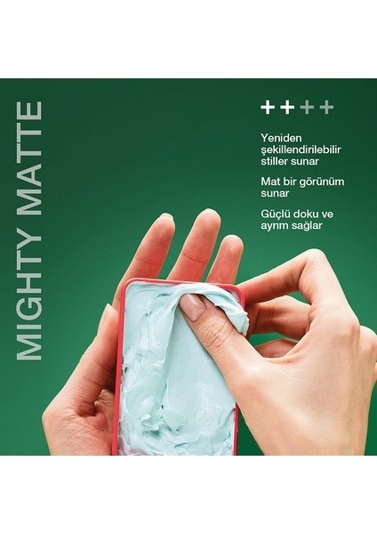 Mighty Matte Güçlü Tutucu Mat Wax 85ml