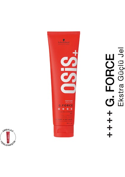 3 G.Force Strong Control Gel Güçlü Tutucu Saç Jölesi 150 Ml