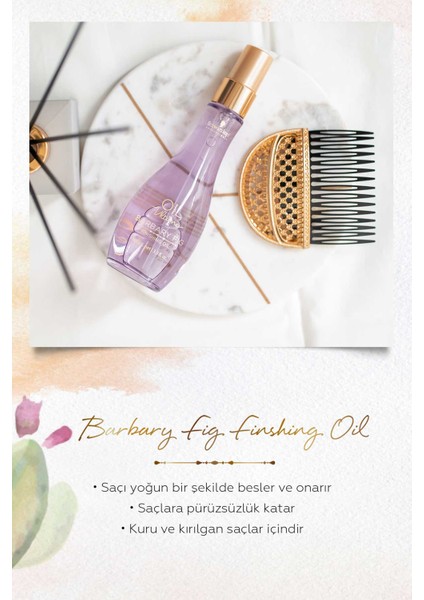 Oil Ultime Barbary Fig Finishing Oil - Hint İnciri Kırılgan Saçlar İçin Besleyici Saç Yağı 100ml