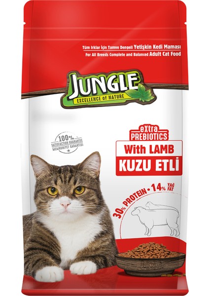 15 kg Yetişkin Kedi Maması Kuzulu