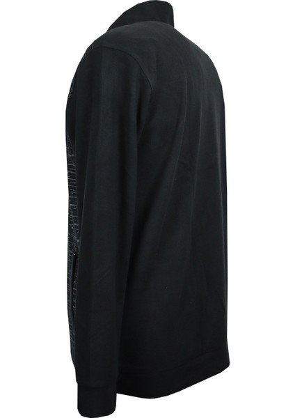 Büyük Beden Fermuarlı Selanik Sweat Siyah modelleri