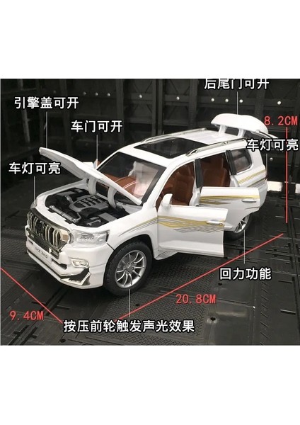 Land Cruiser  Suv 1:24 Model Maket Araba