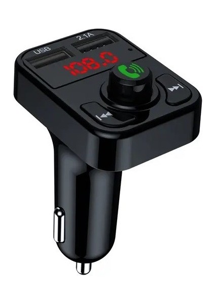 C614  Çift USB & Şarj / Flash Bellek Girişi  Bluetooth Fm Transmitter