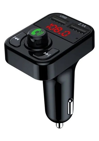 C614  Çift USB & Şarj / Flash Bellek Girişi  Bluetooth Fm Transmitter