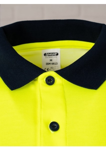 Reflektörlü Polo Yaka T-Shirt Interlok Uzun Kollu fırsatları