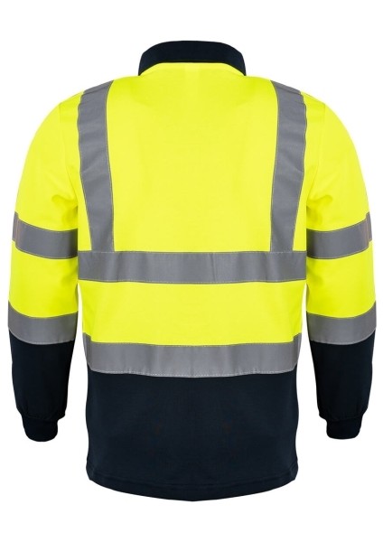 Reflektörlü Polo Yaka T-Shirt Interlok Uzun Kollu fiyatları