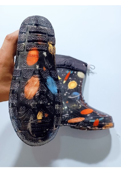 Çocuk Çizme Yağmur ve Kar Botu Soğuk Geçirmez Içi Kürklü modelleri