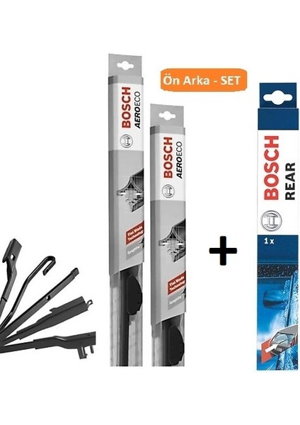 Dacia Duster (2009-2012) Ön Arka Silecek Muz Tipi Takım Aeroeco