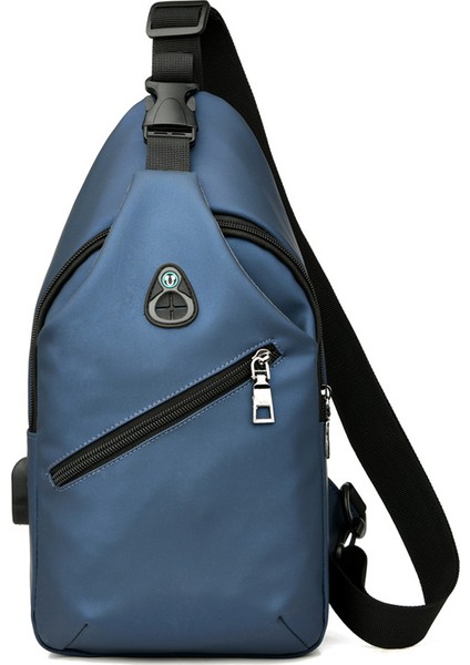 Erkek Göğüs Çantası Crossbody Erkek Çantası Aşınmaya Dayanıklı ve Su Geçirmez (Yurt Dışından)