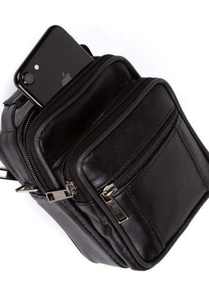 Erkek Çantası Deri Siyah indirimleri