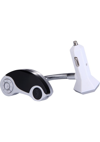 GT86 Çift USB Şarj Cihazı Bluetooth Fm Verici Kiti - Gümüş (Yurt Dışından)
