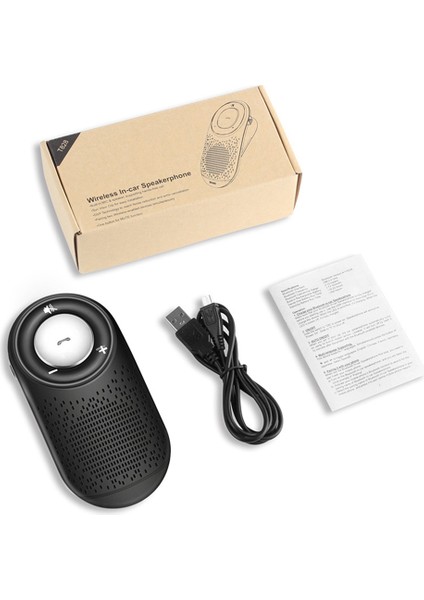 Araba Sun Visor Bluetooth Müzik Alıcı - Siyah (Yurt Dışından) indirimleri