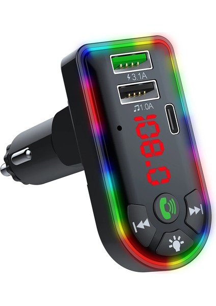 F7 Araba Mp3 Çalar - Siyah (Yurt Dışından)