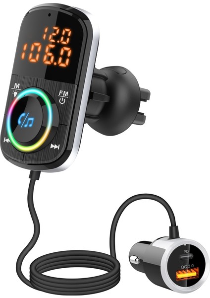 BC71 Araba Fm Verici - Siyah (Yurt Dışından)
