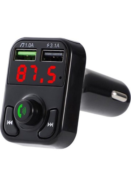 X3 Wiress 5.0 Eller Araba Kiti Fm Wiress Ses Alıcı - Siyah (Yurt Dışından)