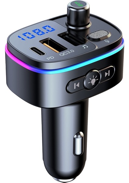 T65 Araba Bluetooth Uyumlu Fm 5.0 Verici - Siyah (Yurt Dışından) fırsatları