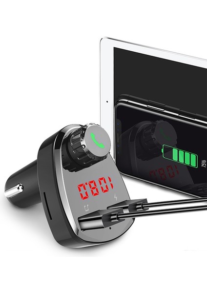 G13 Araba Mp3 Çalar Bluetooth Eller- - Siyah (Yurt Dışından) indirimleri