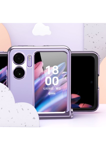 Oppo Find N2 Flip Için Darbeye Dayanıklı Telefon Kılıfı - Mor (Yurt Dışından) modelleri