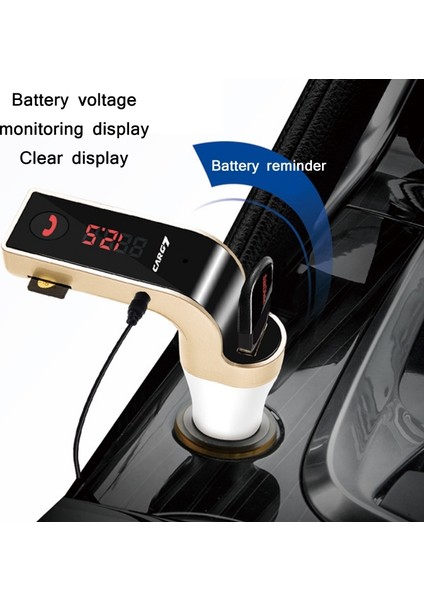 G7 Araba Bluetooth Oyuncu Mp3 G7 Gümüş - Gümüş (Yurt Dışından)