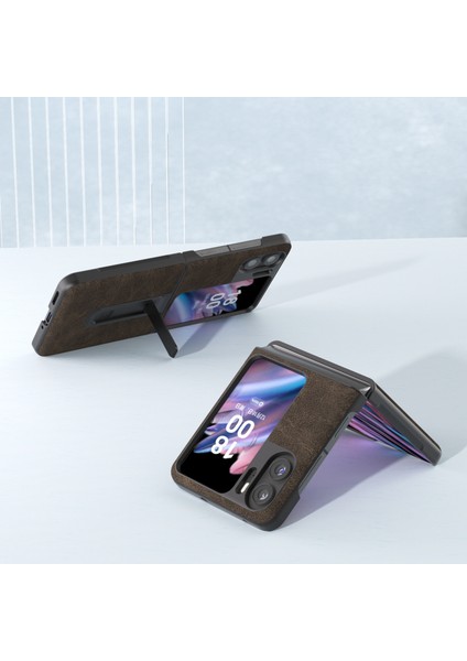 Oppo Find N2 Flip Için Darbeye Dayanıklı Telefon Kılıfı - Haki (Yurt Dışından) modelleri