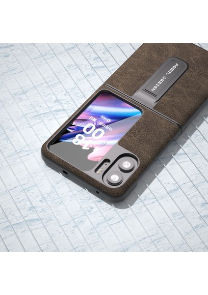 Oppo Find N2 Flip Için Darbeye Dayanıklı Telefon Kılıfı - Haki (Yurt Dışından) fırsatları