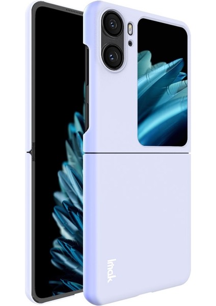 Imak Oppo Find N2 Flip 5g Için Darbeye Dayanıklı Telefon Kılıfı - Mor (Yurt Dışından)