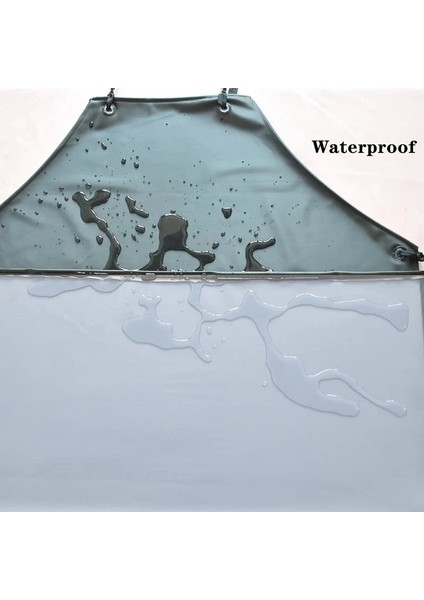 Asit ve Kimyasal Önlüğü - PVC Önlük Su Geçirmez Kırmızı Renk - Aşınmaya Dayanıklı - EnxBoy: 70×110 cm modelleri