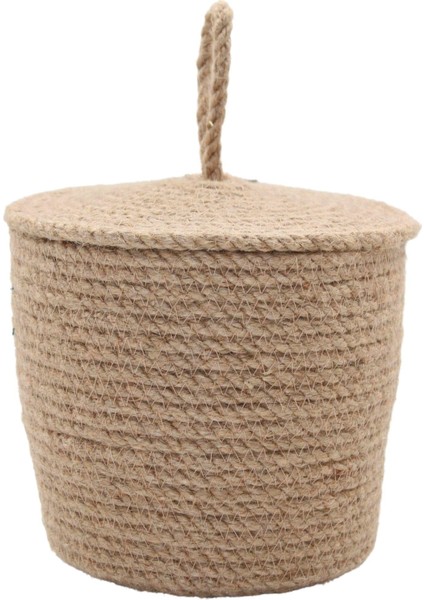 Kapaklı Hasır Sepet