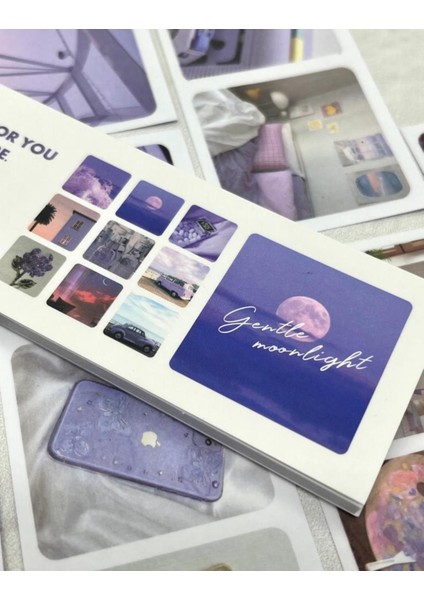Waiting For You Mor Defter Sticker Çıkartma Bullet Journal Defter Süsleme Scrapbook