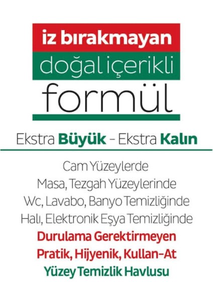 Easy Clean Yüzey Temizlik Havlusu 100'LÜ x 3