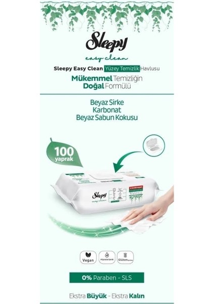 Easy Clean Yüzey Temizlik Havlusu 100'LÜ x 3