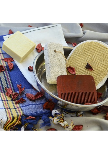 Standart Paket Hamamseti & Duş & Banyo & Peştemal & Kese Seti