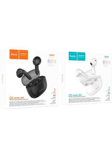 Ew 29 Gürültü Azaltma Enc 4 Mikrofonlu Bluetooth 5.3 Tws Kulaklık