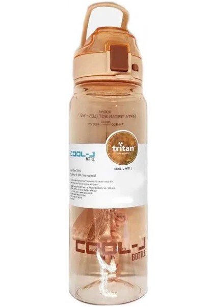 Cool-J Well 700ml Askılı Suluk Kilitli Tritan Matara Pembe