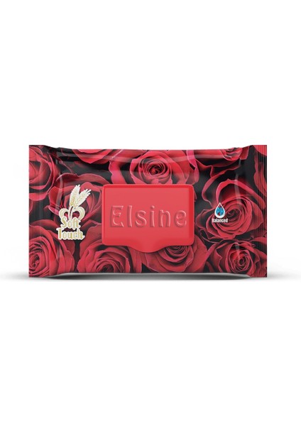 5 Paket Red Rose Islak Havlu Mendil 90 Adet Kapaklı Gül Kokulu