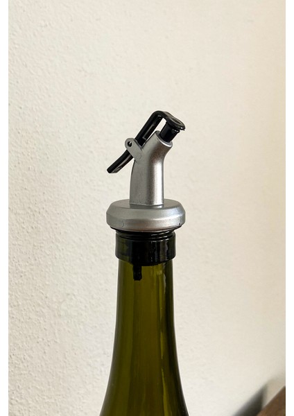 Amber Cam 750 ml Zeytinyağı - Ayçiçekyağı Şişesi Stantsız Oval Yağdanlık