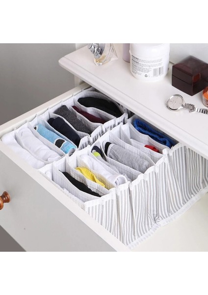8 Gözlü Çekmece ve Dolap Içi Akordiyon Düzenleyici Organizer L Beden - 4'lü Paket fiyatları