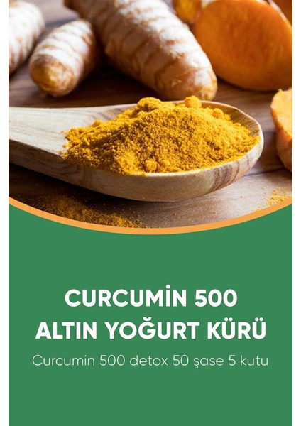 Curcumin 500 Altın Yoğurt Kürü 500 Kurkumin Zerdeçal