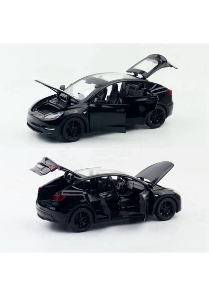 Tesla Model Y 1:32 Model Maket Araba Siyah