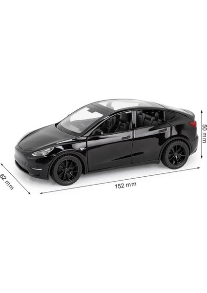 Tesla Model Y 1:32 Model Maket Araba Siyah