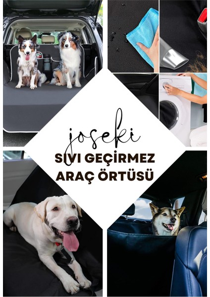 Kedi Köpek Araç Oto Evcil Hayvan Arka Koltuk Örtüsü Sıvı Geçirmez Araba Su Geçirmeyen Bagaj Koruyucu