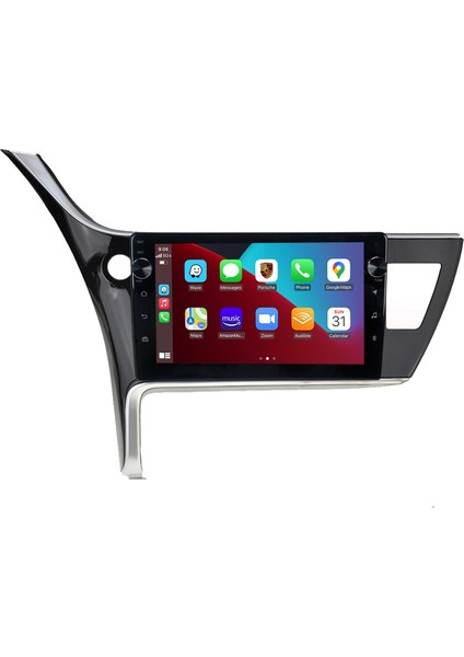Toyota Corolla Android Multimedya Carplay Oem 4gb RAM+64GB HDD 2017-2018 Navigosyan Tuşlu Ekran modelleri