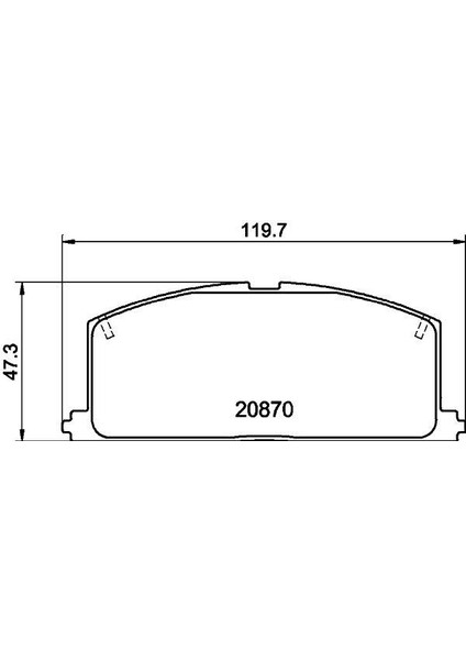 Toyota Corolla 1.3 1.6 Karburatorlu Carina Ön Fren Balatası (1988-1997)